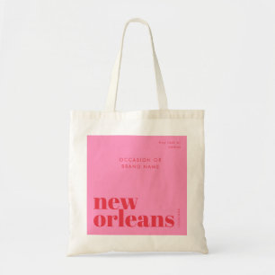 New Orleans Louisiana typography Tote Bag