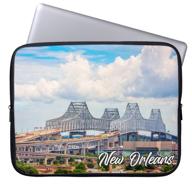 New Orleans, Louisiana, United States Laptop Sleeve (Front)