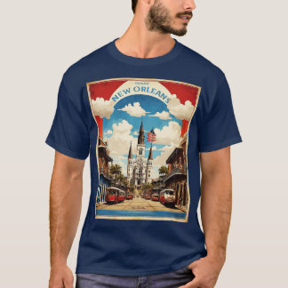 New Orleans Louisiana United States of America Tou T-Shirt