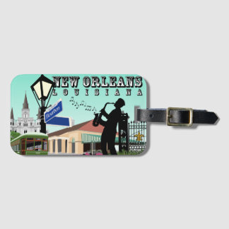 New Orleans Luggage Tag