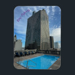 New Orleans Magnet<br><div class="desc">Rooftop pool view of New Orleans.</div>