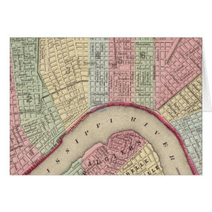 New Orleans Map by Mitchell