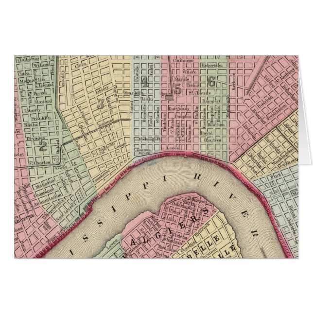 New Orleans Map by Mitchell (Front Horizontal)