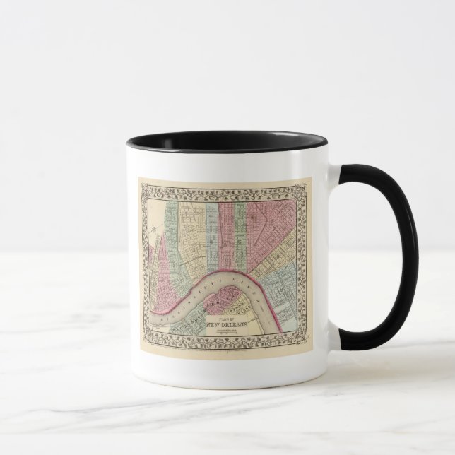 New Orleans Map by Mitchell Mug (Right)