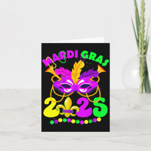 New Orleans Mardi Gras 2025 Funny Fleur De Lis New Card