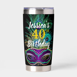 New Orleans Mardi Gras Birthday Tumbler