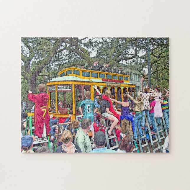 New Orleans Mardi Gras Parade Jigsaw Puzzle (Horizontal)