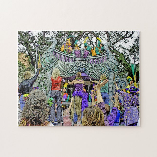 New Orleans Mardi Gras Parade Jigsaw Puzzle (Horizontal)