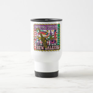 New Orleans Mardi Gras Travel Mug