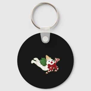 New Orleans Mr Bingle Christmas Tradition Snowmen  Key Ring