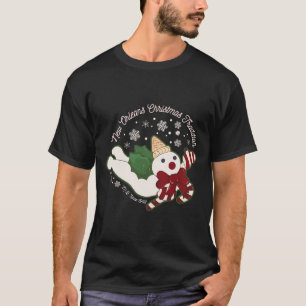 New Orleans Mr Bingle Christmas Tradition Snowmen T-Shirt