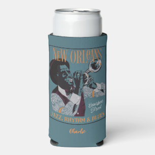 New Orleans Music custom name Seltzer Can Cooler