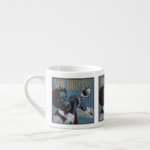 New Orleans Music espresso mug