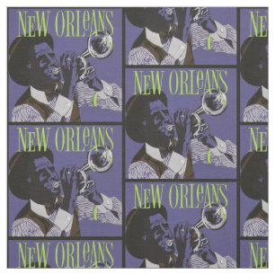 New Orleans Music fabric