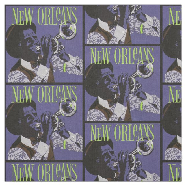 New Orleans Music fabric (Swatch)