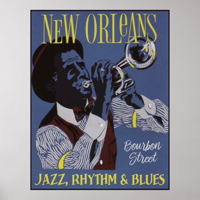 New Orleans Music poster 1/3 (Front)