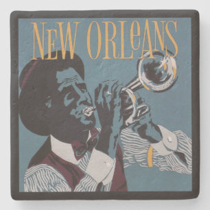 New Orleans Music stone coasters