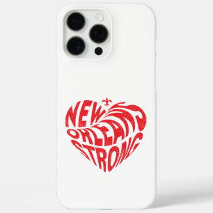 New Orleans Nola Strong Heart iPhone 16 Pro Max Case