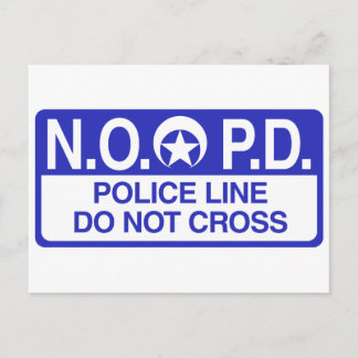 New Orleans Police Postcard