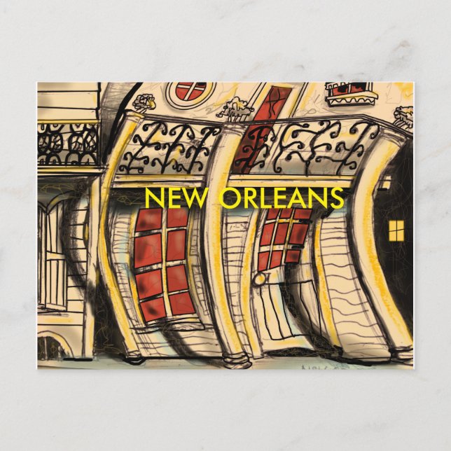 NEW ORLEANS POSTCARD (Front)