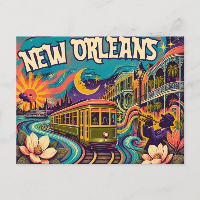 New Orleans Postcard (Front)