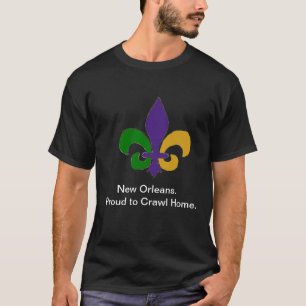 New Orleans Proud to Crawl Home Men's Tshirt