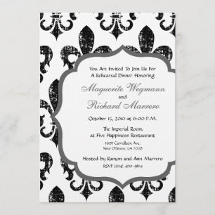New Orleans Rehearsal Dinner Invitation
