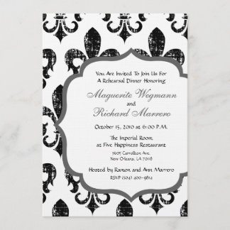New Orleans Rehearsal Dinner Invitation