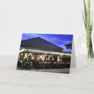 New Orleans Restaurants Coffee Shop Card
