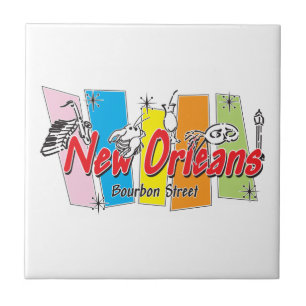 New Orleans Retro Look Ceramic Tile