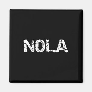 New Orleans Road Trip Gifts Vacation Quote Distres Magnet