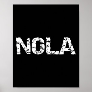New Orleans Road Trip Gifts Vacation Quote Distres Poster