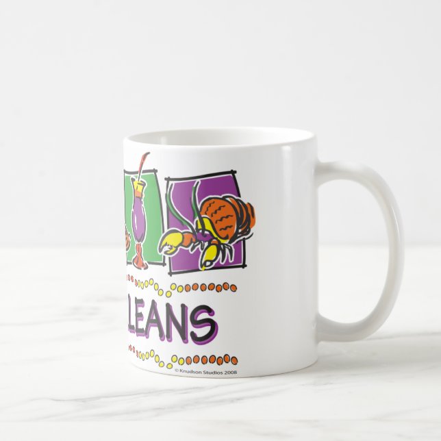 NEW-ORLEANS-SQUARES-eps copy Coffee Mug (Right)