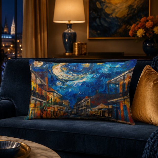 New Orleans Starry Accent Pillow (New Orleans Accent Pillow)