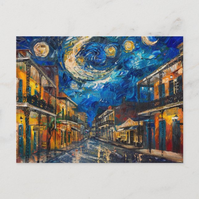 New Orleans Starry Postcard (Front)