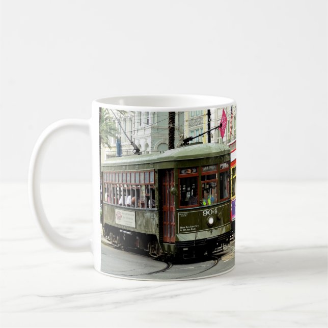 New Orleans Street Cars Coffee Mug (Left)