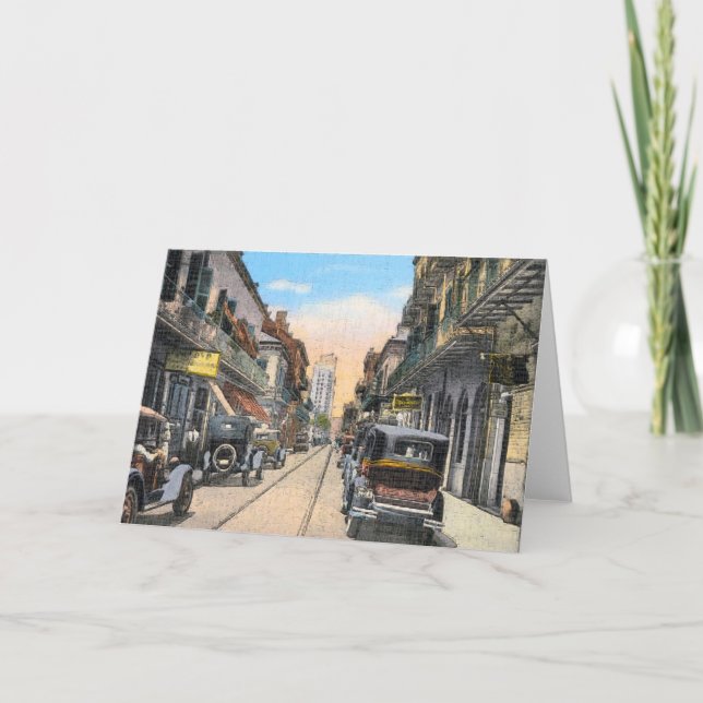 New Orleans Street Holiday Card (Front)