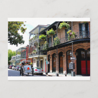 New Orleans Street Scene Postcard