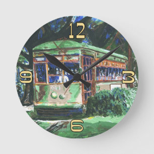 New Orleans Streetcar Clock Face