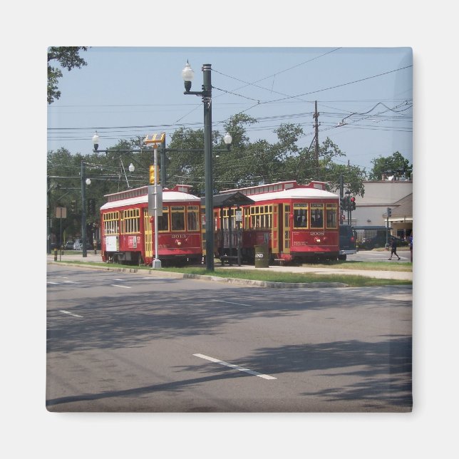 New Orleans Streetcar Magnet (Front)