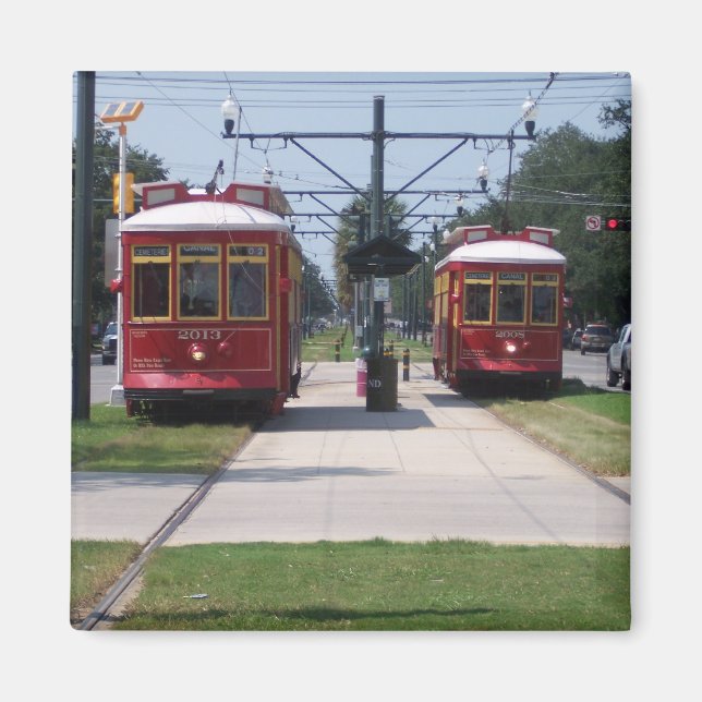 New Orleans Streetcar Magnet (Front)