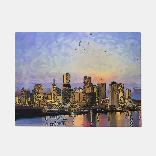 New Orleans Sunrise Doormat (Front)