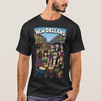 New Orleans Themed Design Frenchmen Street T-Shirt