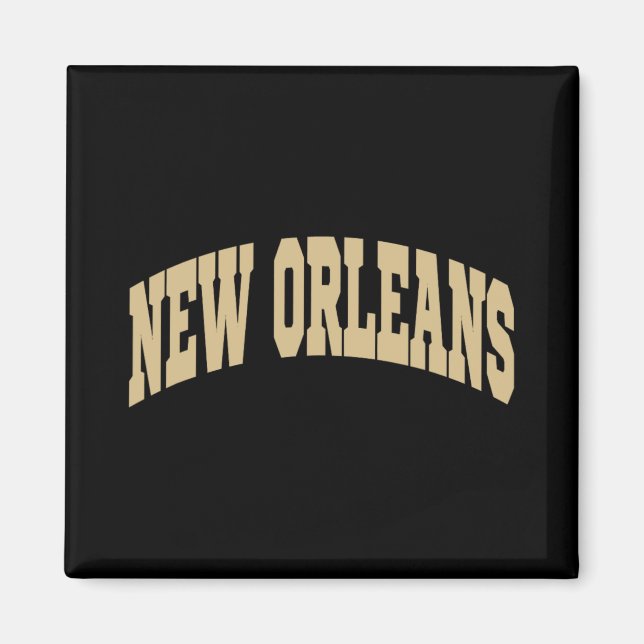 New Orleans - Throwback Design - Clic  Magnet (Front)