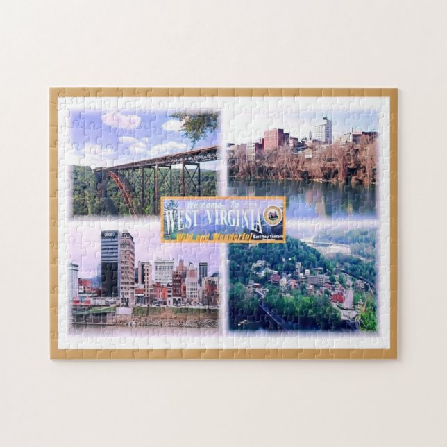 New Orleans - Usa - Mosaic - Jigsaw Puzzle (Horizontal)