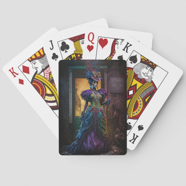 New Orleans Voodoo Queen Art Playing Cards (Back)