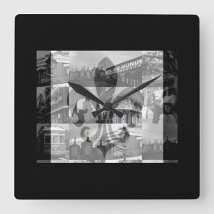 New Orleans [Wall Clock] Square Wall Clock