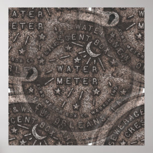 New Orleans Water Metre Wall Art