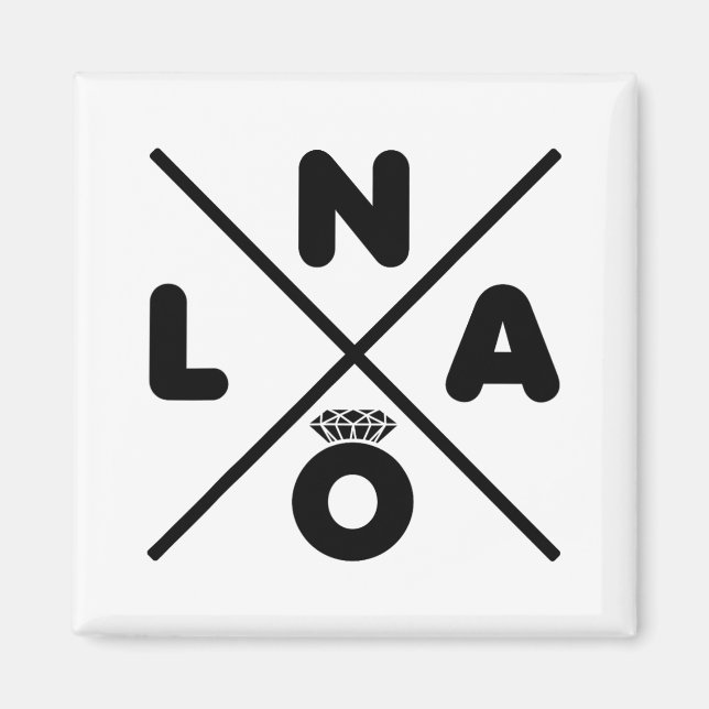 New Orleans Wedding Nola Bachelorette Party Groom  Magnet (Front)