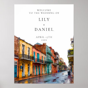 New Orleans Wedding Welcome Sign